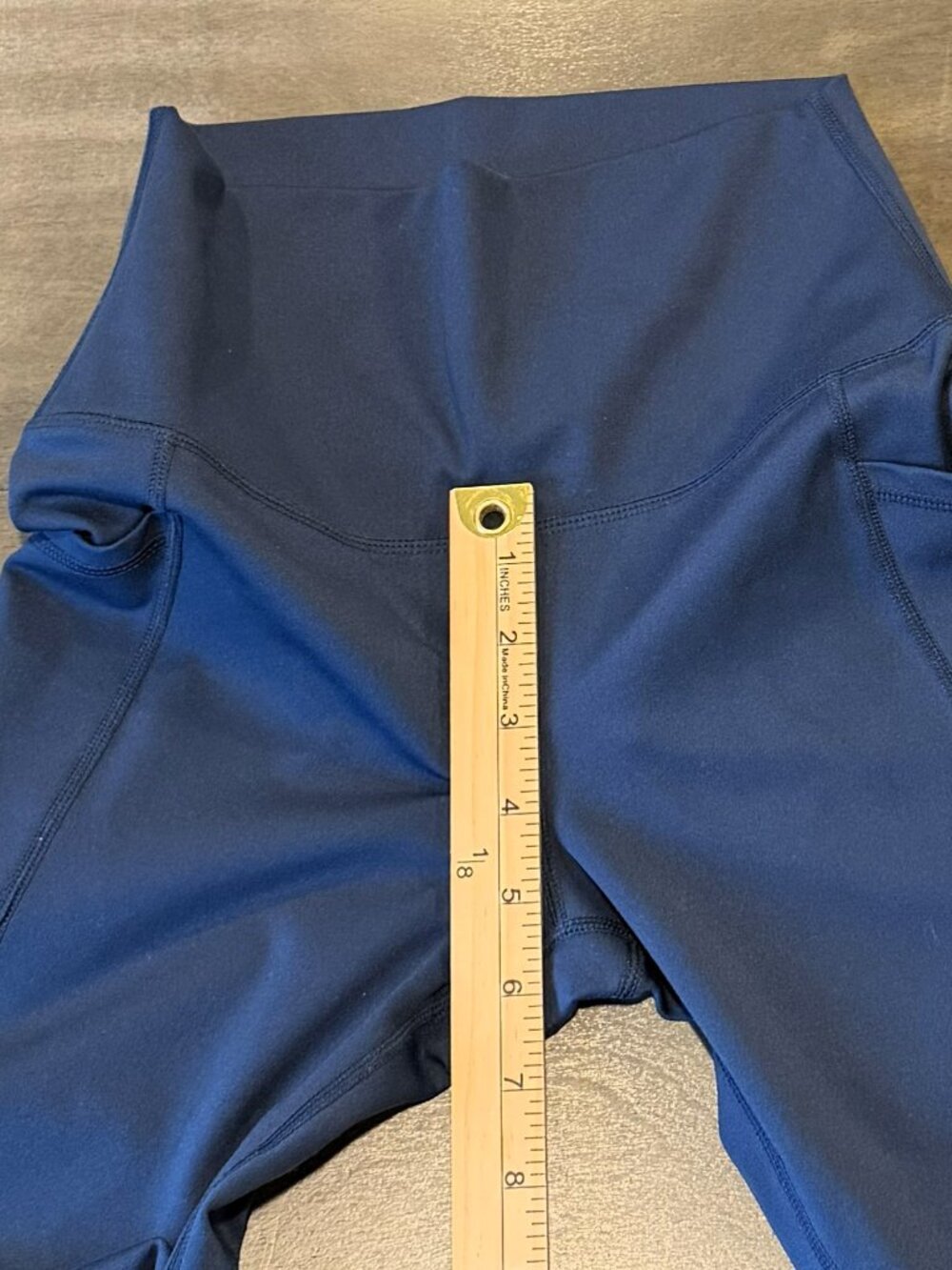 Yogalicious Lux Women's Small Navy Yoga Pants Athletic Leggings with Pockets - Picture 4 of 7
